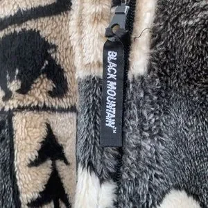 Black mountain faux fur jackets cheap